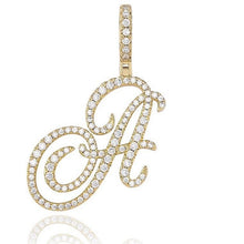 Load image into Gallery viewer, Parisian Script Initial Necklace
