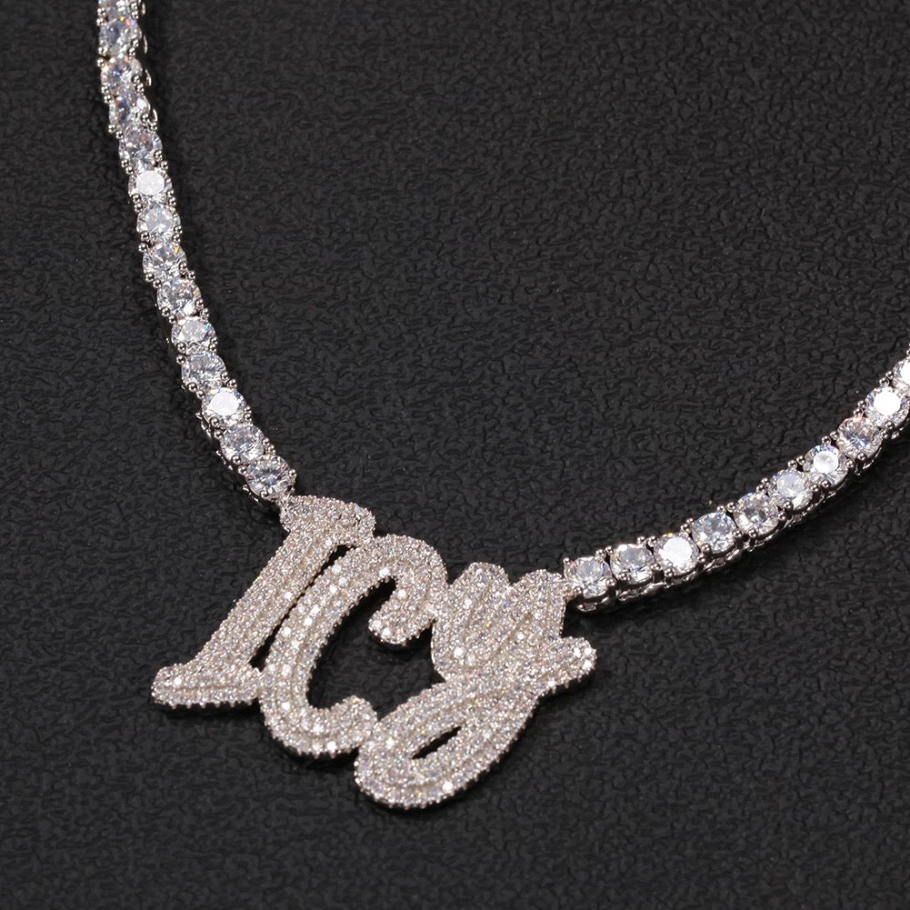 Buy Icy Baguette Cuban Chain, Bling-bling Baguette Link Chain, Hip Hop  Jewelry, Porm Necklace Jewelry, Choker Chain, Rapper Chain Gold & Silver  Online in India - Etsy